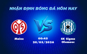 mainz sk sigma olomouc 20 03 europa conference league