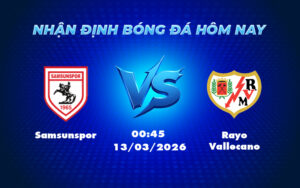 samsunspor rayo vallecano 13 03 europa conference league