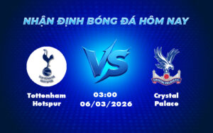 tottenham hotspur crystal palace 06 03 ngoai hang anh