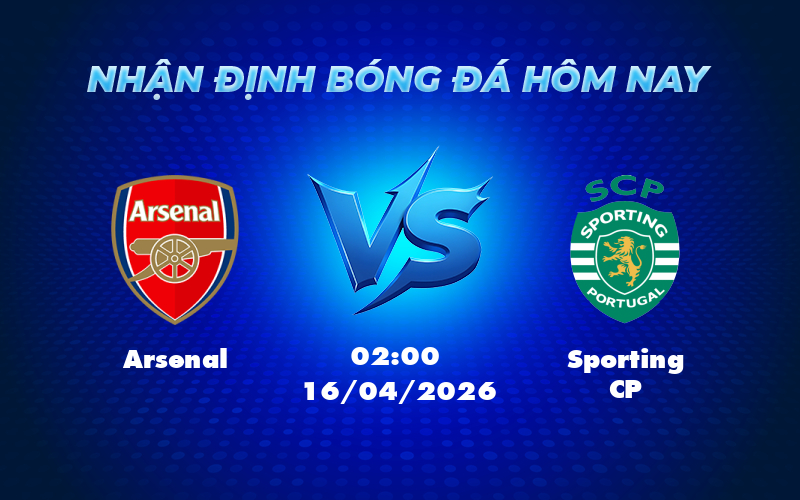 arsenal sporting cp 16 04 c1 - Nhận định Soi kèo Arsenal vs Sporting CP Cuộc chiến cân não tại đấu trường C1