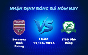 becamex binh duong ttbd phu dong 12 04 v league - Soi kèo Becamex Bình Dương vs TTBD Phù Đổng Cuộc chiến của những đội bóng yếu thế