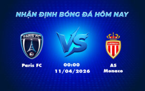 paris fc as monaco 11 04 ligue 1 - Soi kèo Paris FC vs AS Monaco Đội khách chiếm ưu thế tại Ligue 1