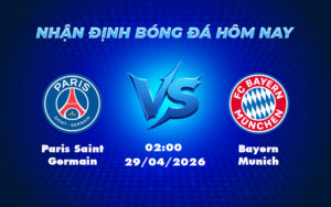 paris saint germain bayern munich 29 04 c1 - Nhận định Paris Saint Germain vs Bayern Munich Cuộc chiến đỉnh cao tại Champions League