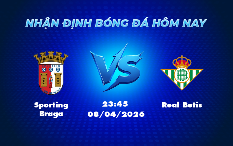 sporting braga real betis 08 04 c2 - Nhận định soi kèo Sporting Braga vs Real Betis Cuộc đối đầu cân não trên đấu trường C2