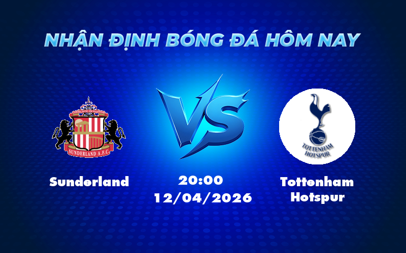 sunderland tottenham hotspur 12 04 ngoai hang anh - Nhận định soi kèo Sunderland vs Tottenham Hotspur 20:00 ngày 12/04 Sunderland trên cơ