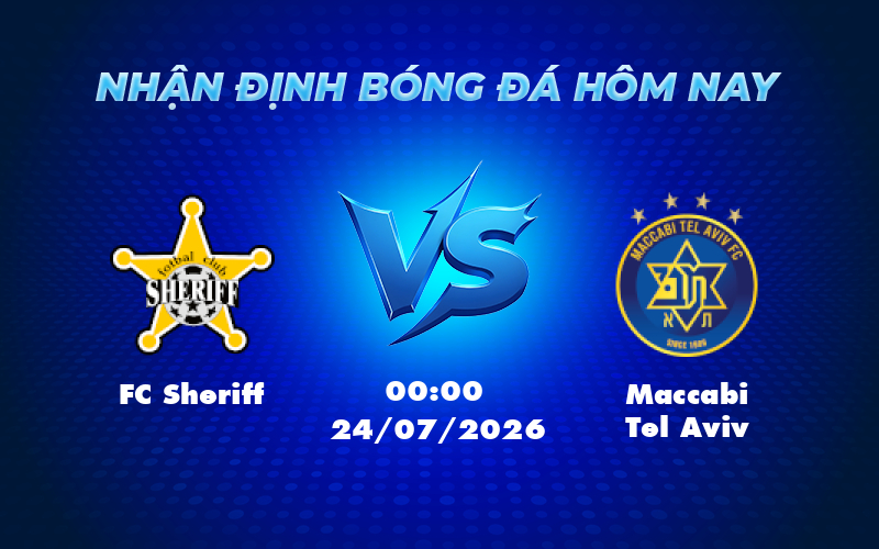 Nhận định soi kèo FC Sheriff vs Maccabi Tel Aviv Cơ hội bất ngờ trên sân nhà 1 fc sheriff maccabi tel aviv 24 07 c2 - Nhận định soi kèo FC Sheriff vs Maccabi Tel Aviv Cơ hội bất ngờ trên sân nhà