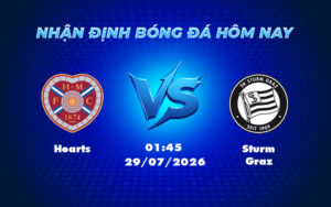 hearts sturm graz 29 07 c1 - Nhận định Hearts vs Sturm Graz Cuộc chạm trán hứa hẹn nhiều bất ngờ