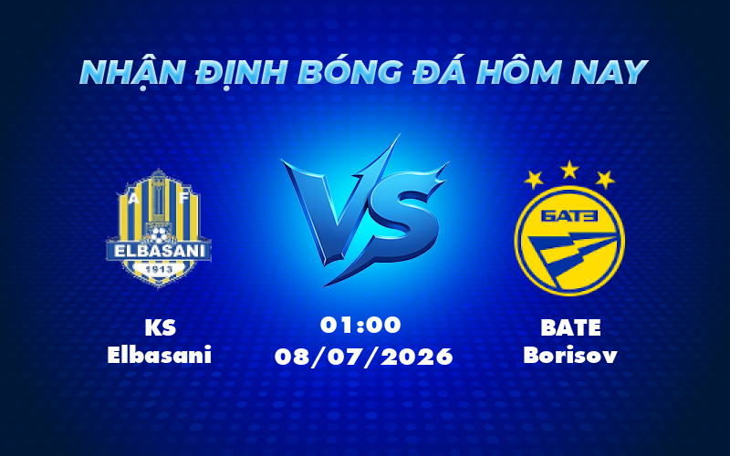 Nhận định KS Elbasani vs BATE Borisov So tài cân sức tại Europa Conference League 1 ks elbasani bate borisov 08 07 europa conference league - Nhận định KS Elbasani vs BATE Borisov So tài cân sức tại Europa Conference League