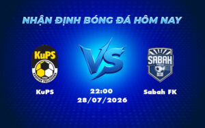 kups sabah fk 28 07 c1 - Nhận định soi kèo trận đấu KuPS vs Sabah FK Chủ nhà gặp thử thách khó khăn