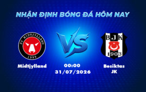 midtjylland besiktas jk 31 07 c2 - Soi kèo Midtjylland vs Besiktas JK Cuộc chạm trán đầy gay cấn tại C2