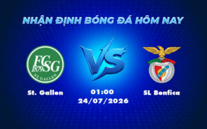 st gallen sl benfica 24 07 c2 - Nhận định soi kèo St Gallen vs SL Benfica Cơ hội nào cho đội yếu hơn
